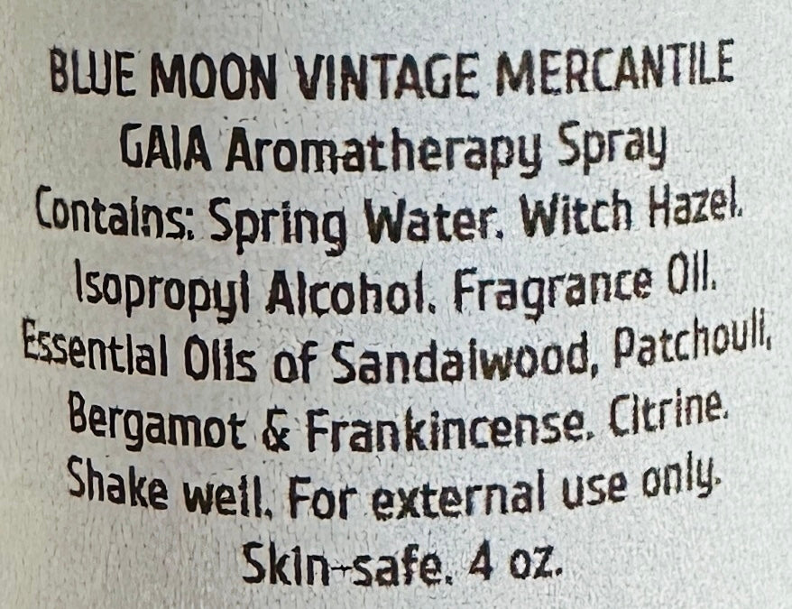 "GAIA" Blue Moon Exclusive Aromatherapy Spray
