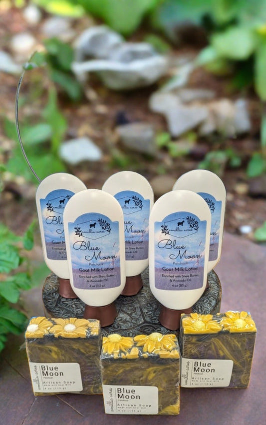 Blue Moon Exclusive Handmade Goat Milk Lotion by: Amillia Acres