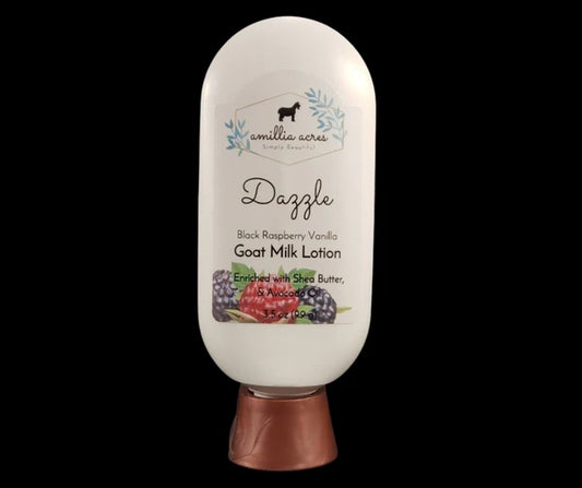 Amillia Acres - Dazzle Goat Milk Lotion (Black Raspberry Vanilla)