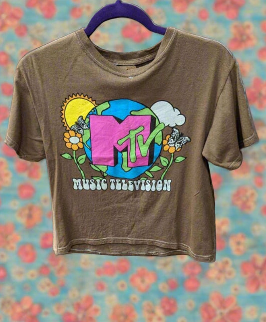 MTV cropped t-shirt